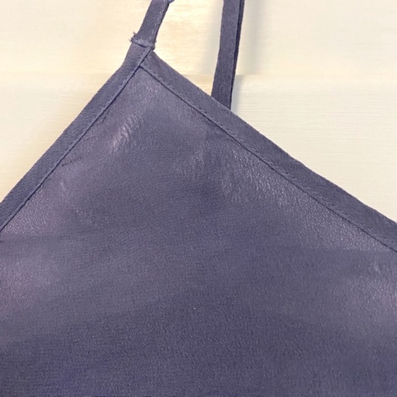 Wilfred Silk Tie Dye Periwinkle Blue Camisole - Picture 9 of 9